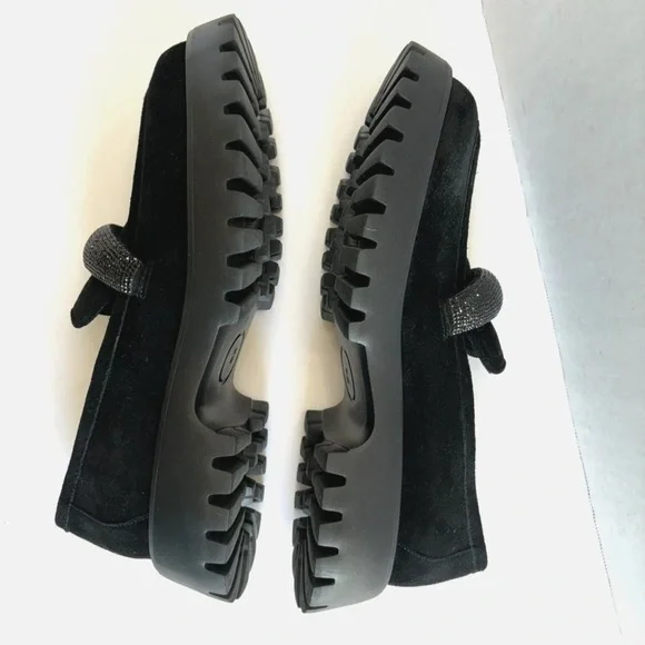 Vaneli Loafers Suede With Glittering Band Band 10 NWOT - Picture 7 of 8